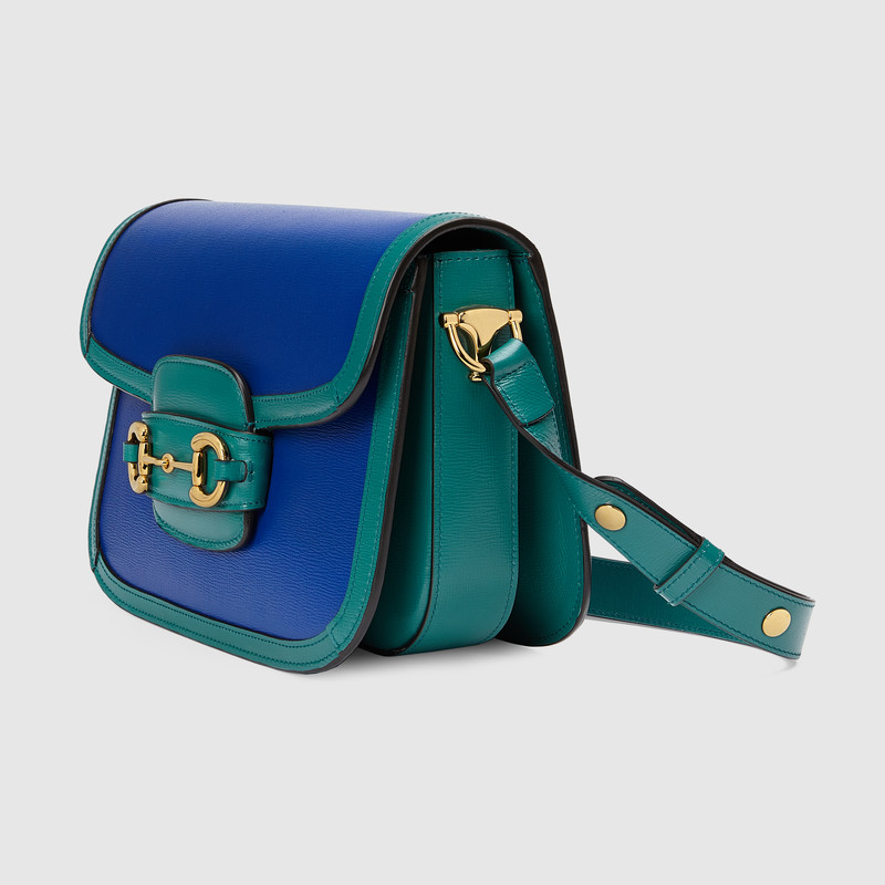 Gucci Horsebit 1955 Small Shoulder Bag 602204 Blue